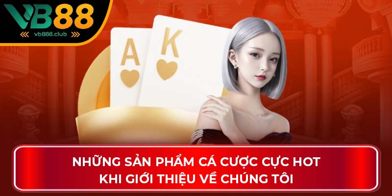 Những sản phẩm cá cược cực hot khi giới thiệu về chúng tôi